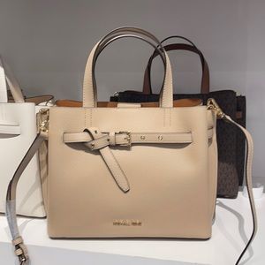 Michael Kors Emilia Large Satchel Leather